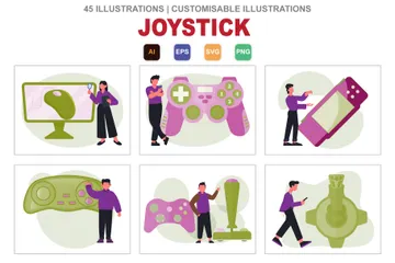 Joystick Illustration Pack