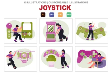 Joystick Illustration Pack