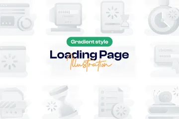 Loading Page Illustration Pack