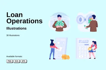 Loan Operations Illustration Pack