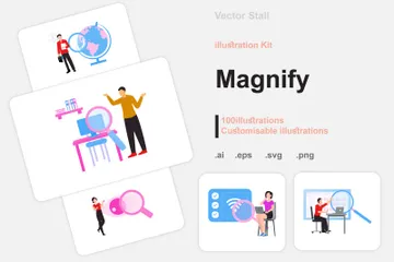 Magnify Illustration Pack
