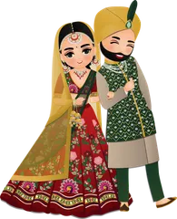 Mariage indien Illustration Pack