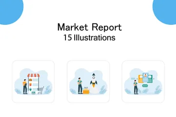 Market Report Illustration Pack