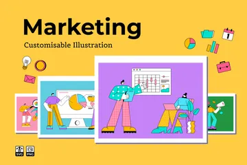 Marketing Illustration Pack