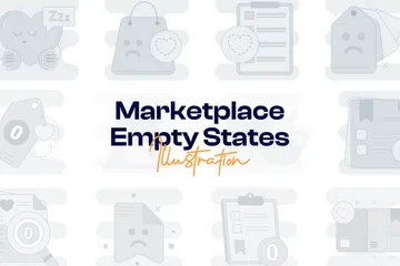 Marketplace Empty States Illustration Pack