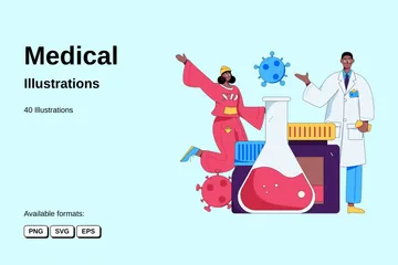 Médical Pack d'Illustrations