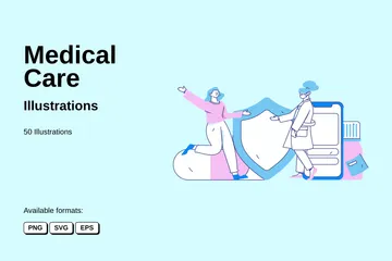 Medical Care Illustration Pack