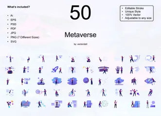 Metaversum Illustrationspack