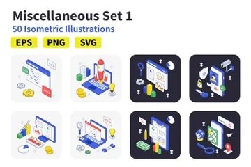 Miscellaneous Set 01 Illustration Pack