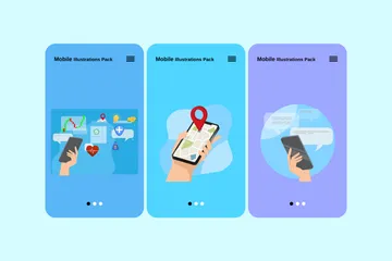 Mobile Pack d'Illustrations