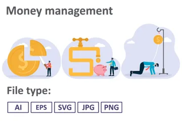 Money Management Illustration Pack