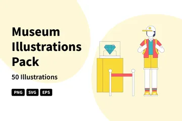 Musée Pack d'Illustrations