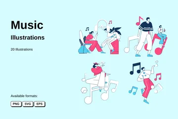 Music Illustration Pack