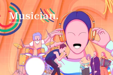 Musician Illustration Pack