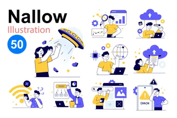 Nallow Illustration Pack