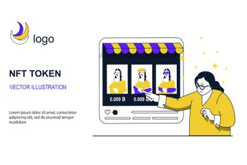 NFT Token Illustration Pack