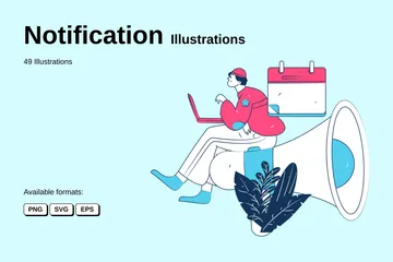 Notification Illustration Pack