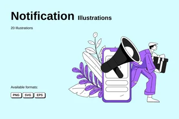 Notification Illustration Pack