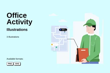 Office Activity Illustration Pack