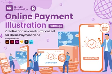 Online Payment 1 Illustration Pack