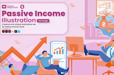 Passive Income Illustration Pack