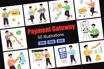 Payment Gateway Illustration Pack