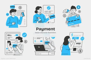 Payment Illustration Pack