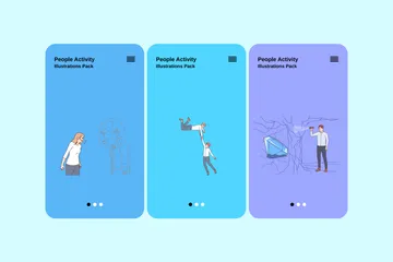 People Activity Illustration Pack