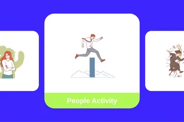 People Activity Illustration Pack