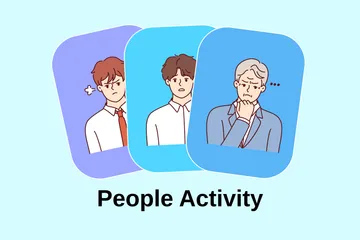 People Activity Illustration Pack