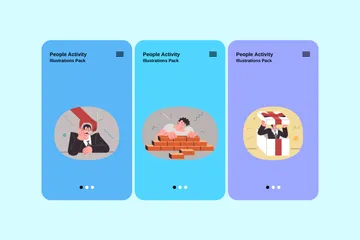 People Activity Illustration Pack