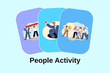 People Activity Illustration Pack