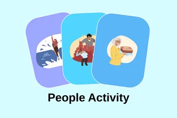 People Activity Illustration Pack