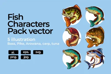 Poisson Pack d'Illustrations