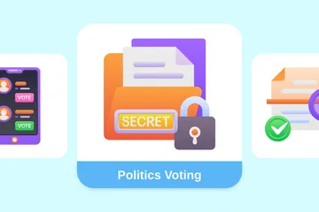 Politics Voting Illustration Pack