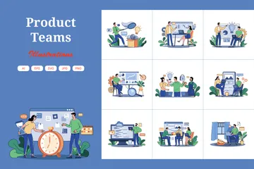 Product Teams Illustration Pack