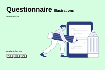 Questionnaire Illustration Pack