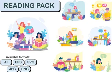 Reading Pack Illustration Pack