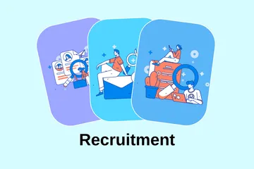 Recruitment Illustration Pack