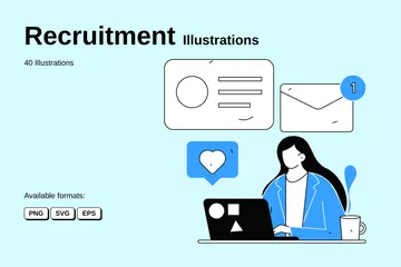 Recrutement Pack d'Illustrations