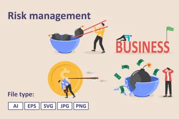 Risk Management Illustration Pack