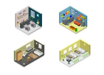 Rooms Illustration Pack