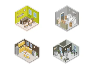 Rooms Illustration Pack