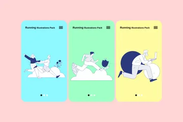 Running Illustration Pack