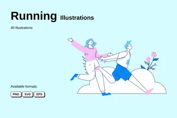 Running Illustration Pack