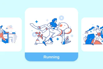 Running Illustration Pack