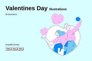 Saint Valentin Pack d'Illustrations