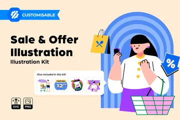 Sale & Offer Illustration Pack