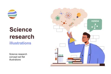 Science Research Illustration Pack