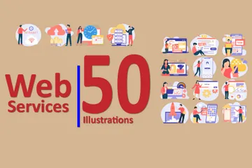 Services Web Pack d'Illustrations